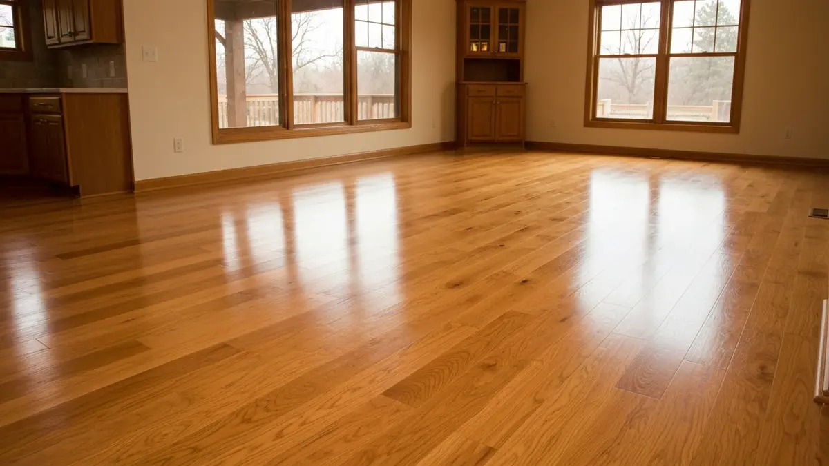 Hardwood floors refinished in Delavan WI